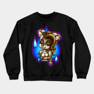 Chibi Lizzy Sad Crewneck Sweatshirt